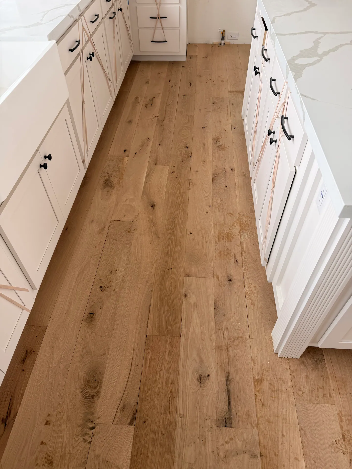 Newly installed kitchen flooring financed at 0% APR through Floors To You OKC